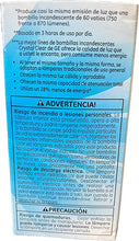 Load image into Gallery viewer, GE Crystal Clear 60W 750 Lumens (2 Bulbs)