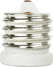 Load image into Gallery viewer, Sunlite 04053 E129 Medium Base (E26) to Mogul Base Socket Adapter (E39) (1 pack)