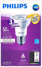 Load image into Gallery viewer, Philips LED 50W PAR20 Bright White SO ( 3 pack)