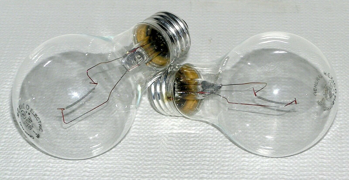 GE 100 Watt Crystal Clear A19 (Case of 24 Bulbs) Light Bulb Stores