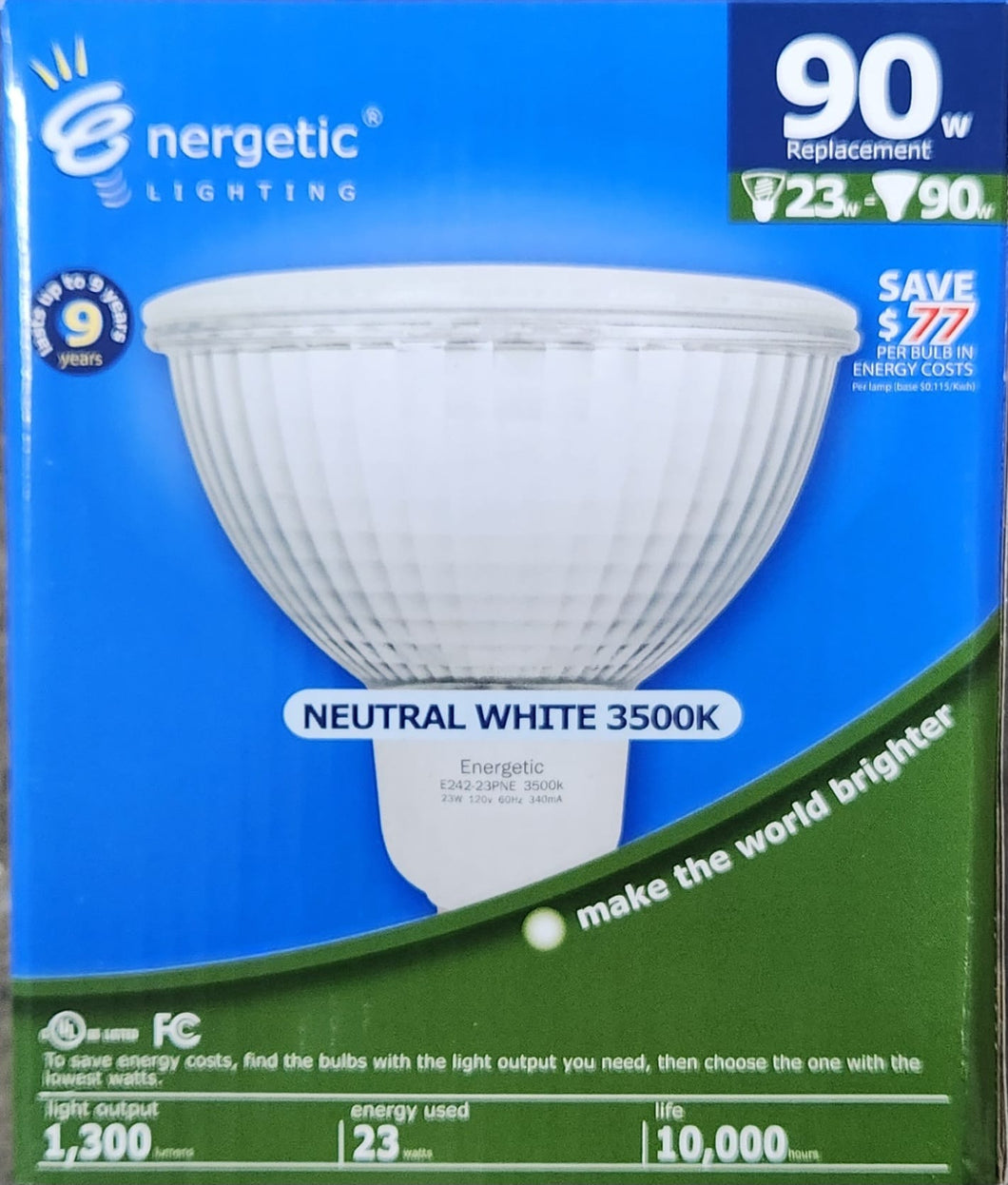 Energetic Lighting 90W Replacement Neutral white 3500K