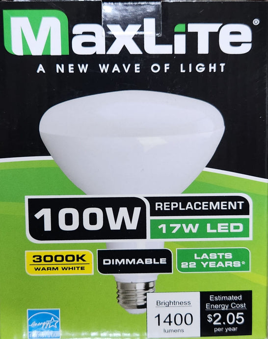 LED BR Lamps 17W DIMMABLE BR40 3000K G3