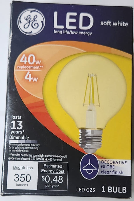 GE LED Soft White 40W Replacement Bulb (4W)