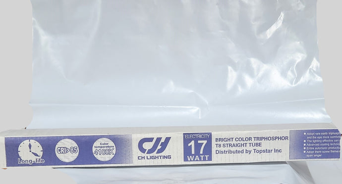 CH Lighting 17W Bright Color Triphosphor F17T8 841 Tube (Case of 25)