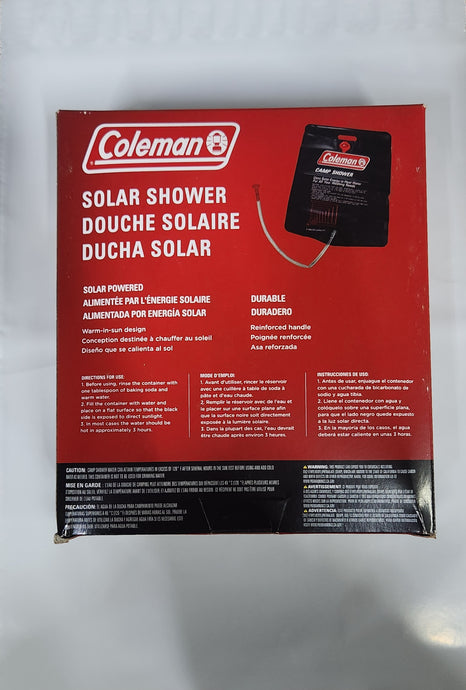 Coleman Solar Shower Douche Solaire Ducha Solar