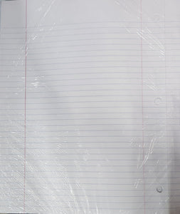 Five Star Reinforced Insertable Notebook Paper, College Ruled, 11 1/2" x 8", 75 Sheets, (case of 3)