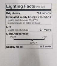 Load image into Gallery viewer, GE Basic LED 60W A19 Daylight 4Pack 5K (3, 4packs)