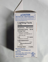 Load image into Gallery viewer, GE Classic Shape LED 40W A15 Clear Dimmable 2.7K (3, 2packs)