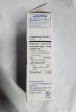 Load image into Gallery viewer, GE Classic Shape LED 40W Chandelier Base Blunt Tip Clear Dimmable 2.7K