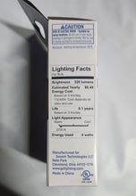 Load image into Gallery viewer, GE Classic Shape LED 40W Chandelier Base Clear Dimmable 2.7K