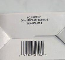 Load image into Gallery viewer, GE Classic Shape LED 60W A15 Clear Dimmable 2.7K (3, 2packs )