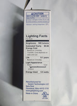 Load image into Gallery viewer, GE Classic Shape LED 60W Chandelier Base Clear Dimmable 2.7K