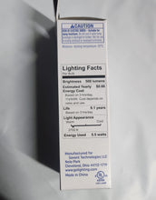 Load image into Gallery viewer, GE Classic Shape LED 60W Chandelier Medium Base Clear Dimmable 2.7K