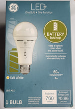 Load image into Gallery viewer, GE LED Battery Backup 60W A21 2.7K