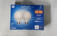 Load image into Gallery viewer, GE Refresh LED 40W G25 Daylight Soft White 5K