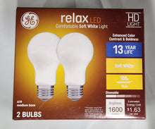 Load image into Gallery viewer, GE Relax LED 100W A19 Soft White 2.7K Clear
