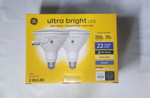 Load image into Gallery viewer, GE Ultra Bright LED 250W Par38 Daylight/Warm White 3K Wet Rated (3, 2packs)