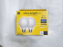 Load image into Gallery viewer, GE Ultrabright LED 100W G25 Soft White 27K
