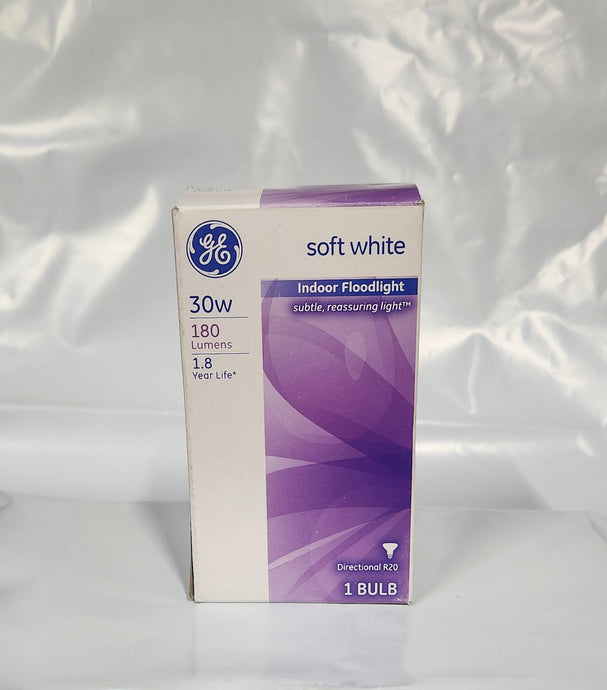 GE 30W R20 Directional Floodlight Soft White