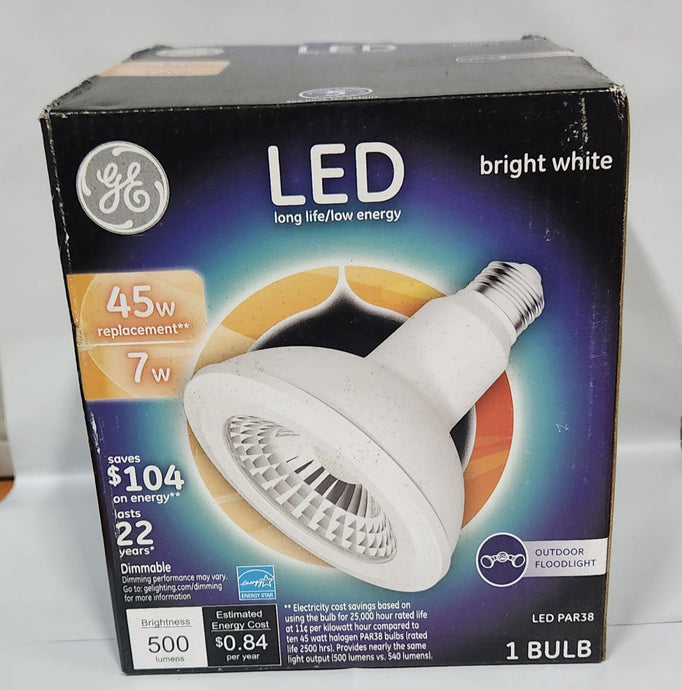 GE 45W LED Par38 Outdoor Flood Bright White