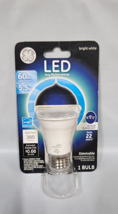 GE 60W LED PAR16 Bright White, Medium Base (E-26) Dimmable