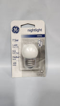Load image into Gallery viewer, GE Nightlight 7.5W Medium Base S11 Bulb