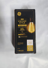 Load image into Gallery viewer, GE Vintage Style 60W Dimmable CAC Bulb Candelabra Base