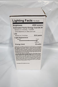 Greenlite PS30 36W LED 300W Equivalent 5K 4500 Lumens (Case of 4)