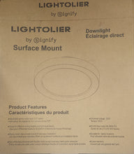 Load image into Gallery viewer, Philips Lightolier 14in Surface Mount DownLight 5CCT (case of 12)