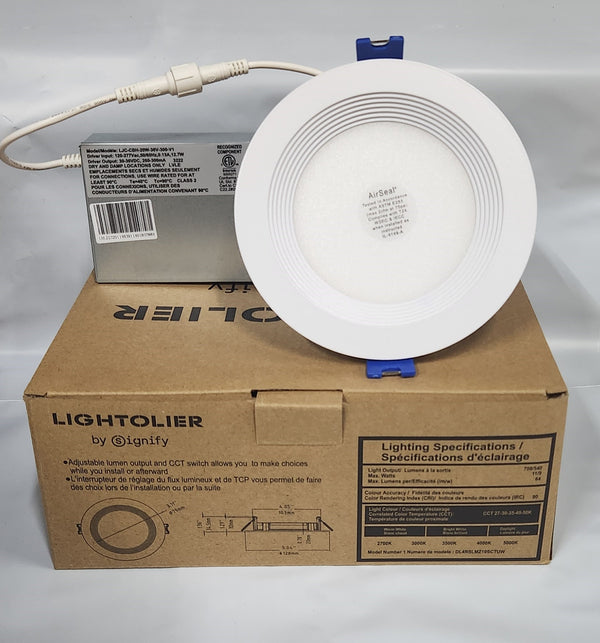 Philips Lightolier 4in Round LED DownLight 5CCT Wafer Light