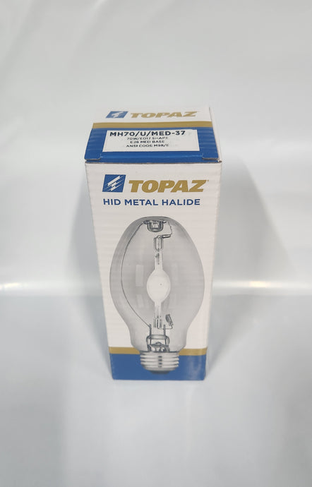 Topaz Metal Halide MH70/U/MED-37 (Case of 6)