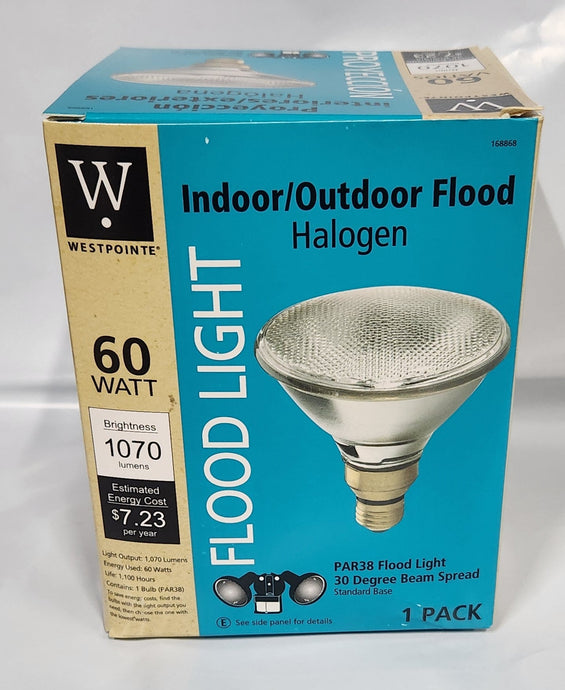 GE / Westpointe 60W Par38 Flood (Case of 6 Bulbs)