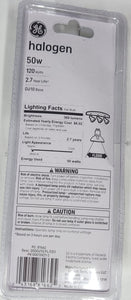 GE Lighting 81662 0 GE3PK50W QTZ Halo Light, 3 Count (Pack of 1)