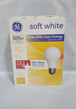 Load image into Gallery viewer, GE Soft White 72W 1270 lumens , 4 pack