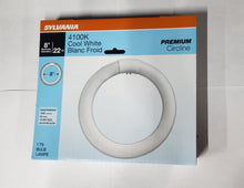 Load image into Gallery viewer, SYLVANIA #23519 FC8T9/CW/RS 22-Watt FC T9 Circline Fluorescent Lamp 4-Pin, Cool White ( 6 - Pack)