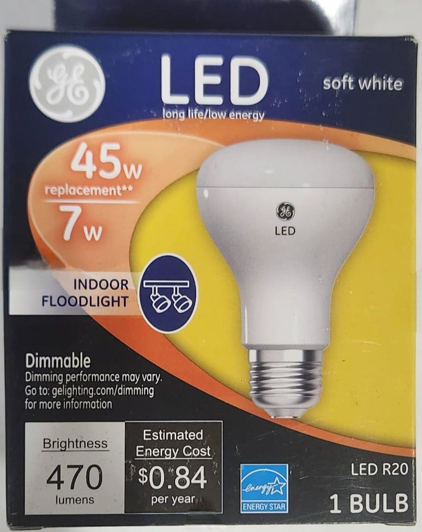GE 45w R20 LED Light Bulb Stores