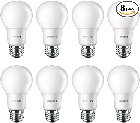 Philips 462168 LED Bulb  60 Watt Equivalent (8 Pack)