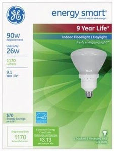 GE Indoor Floodlight Compact Fluorescent Bulbs  Set of 2