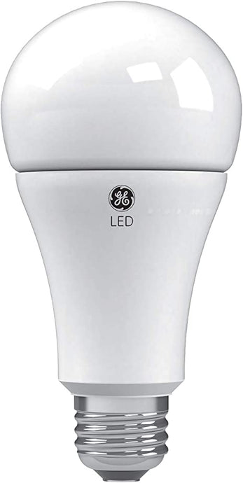 GE Lighting 24179 Daylight Replacement A21 Bulb Medium Base, 3-Way LED 50/100/150-Watt, (1-Pack)