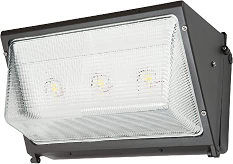 Lumark WPLLED-100-GL-UNV Wal-Pak LED 82W Outdoor Integrated LED Wall Pack Light with 70 CRI 4000K CCT, Bronze