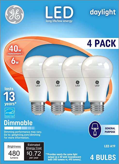 GE Lighting LED Light Bulbs ( 4 pack)