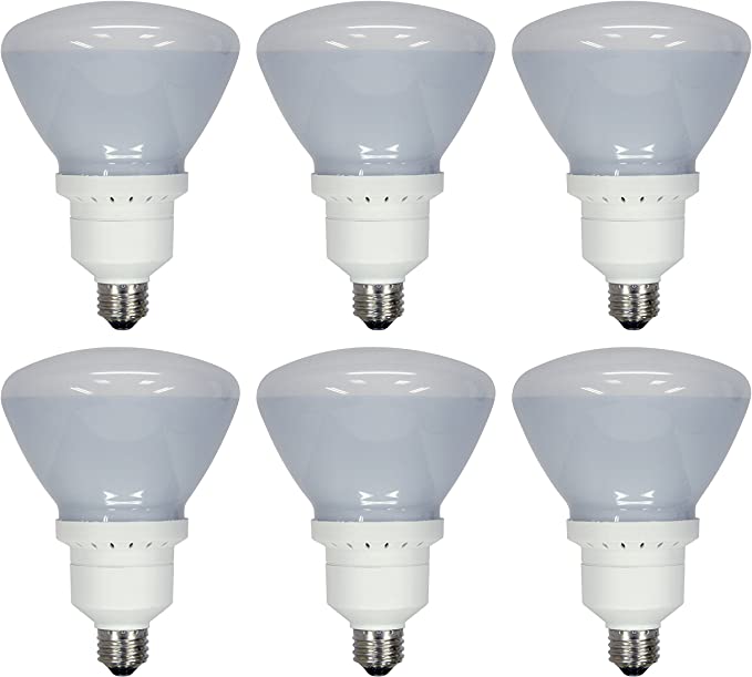 Set of 6 GE Indoor Floodlight Compact Fluorescent Bulbs ( 6 pack)