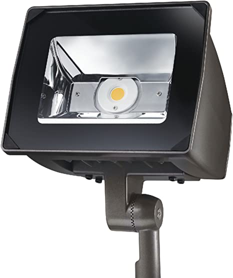 Lumark NFFLD-S-C15-KNC-UNV Night Falcon 51W Carbon Outdoor Integrated LED Area Light with Knuckle Mounting, Bronze