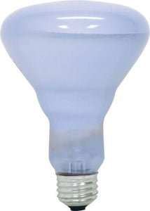 6 PACK GE 65 Watt Reveal Incandescent BR40 Indoor Flood Light Bulbs R40