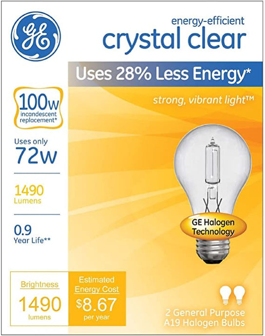 GE Lighting Crystal Clear 72-Watt ( 4 Pack)