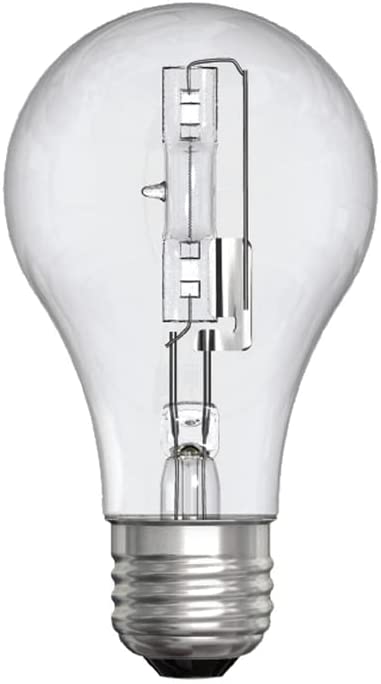 Halogen Bulbs In Store GE Lighting Halogen , A19, Clear, 43-Watts 4 pack, (8 bulbs total ...